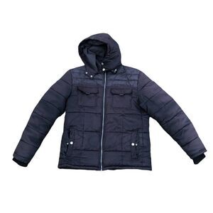 Perry Ellis Jacket Large Black/Gray